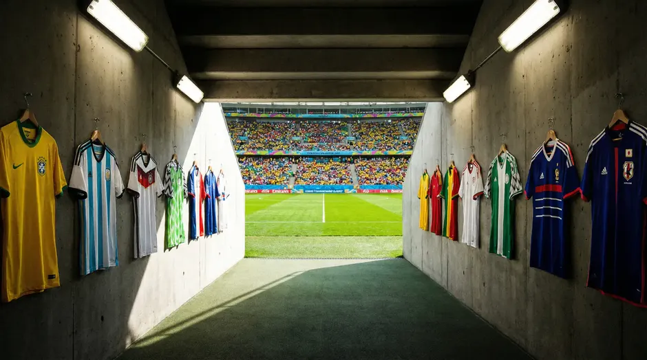 Oversigt over alle 48 deltagende hold ved VM 2026 med flagikoner og gruppeplacering