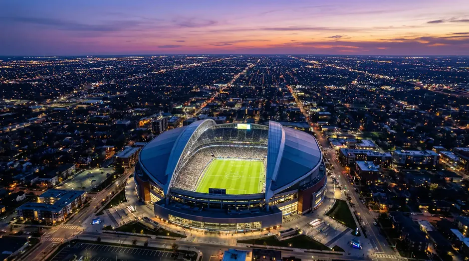 Kort over VM 2026-stadioner i USA, Mexico og Canada med placering af alle 16 arenaer